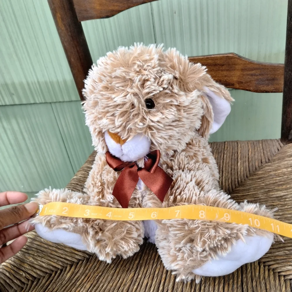 2016 Neil Enterprises Brown Large Floppy Ear Furry Easter Rabbit Bunny Plush - Picture 10 of 10